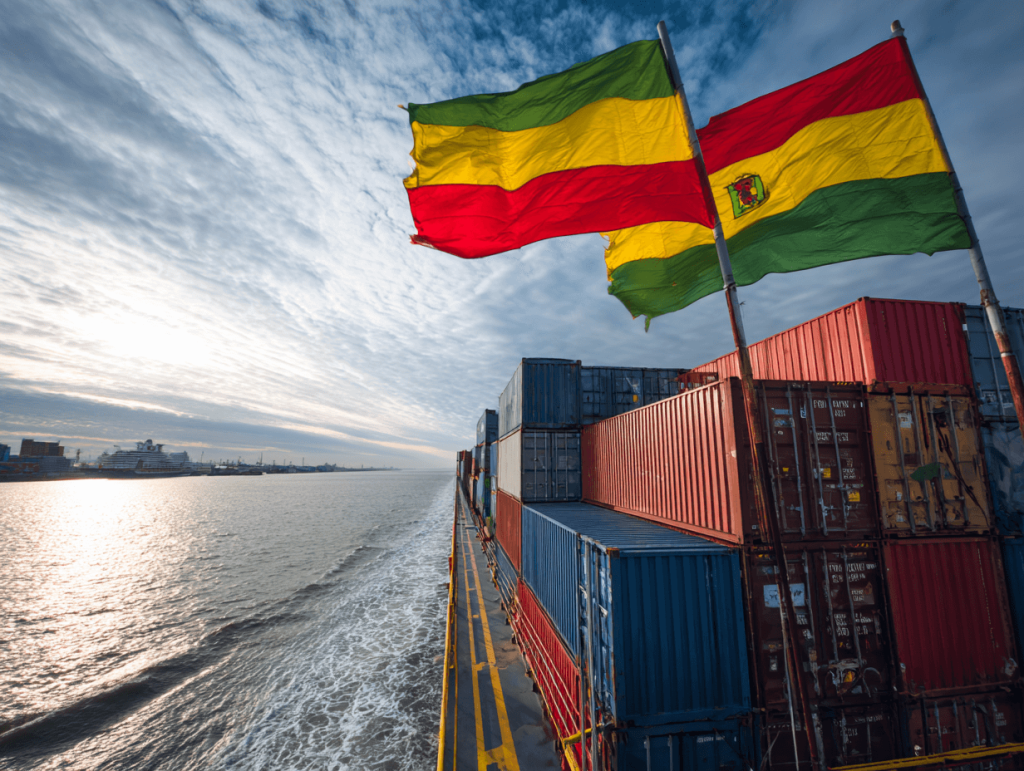 Importaciones desde China a Bolivia